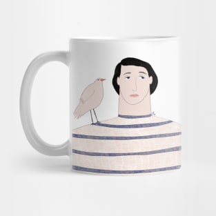 Man and Bird Mug